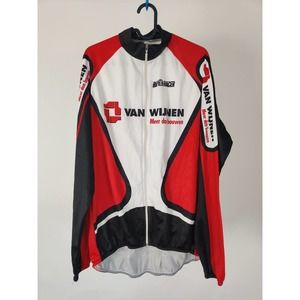 (V) Bio Racer Men cycling jersey LS jacket sport VAN WIJNEN sz 7
